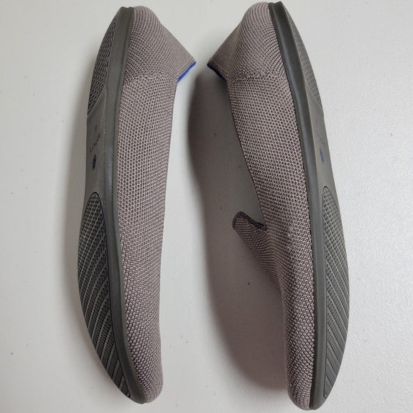 Rothy's The Loafer Mocha Round Toe Slip On Ballet Flat Shoes. - Picture 3 of 12